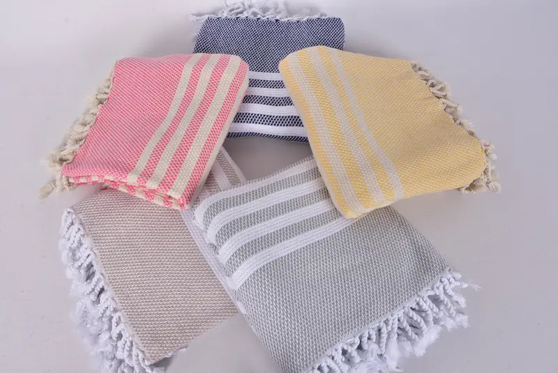 68x40 Cotton Striped Towel, Girl Trip Party Favor, Best Friend Gift, Personalized Turkish Towel, Gift For Mom, Organic Beach Towel, Peshtemal Towel - 6