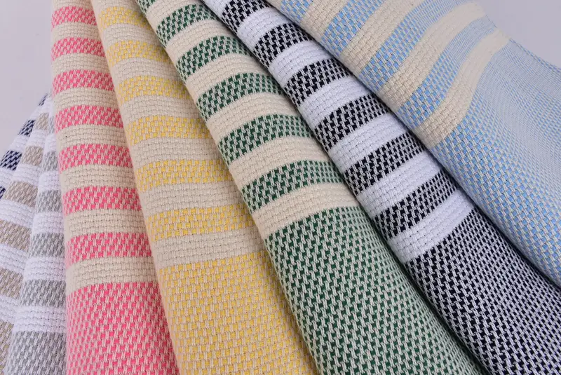 68x40 Cotton Striped Towel, Girl Trip Party Favor, Best Friend Gift, Personalized Turkish Towel, Gift For Mom, Organic Beach Towel, Peshtemal Towel - 5
