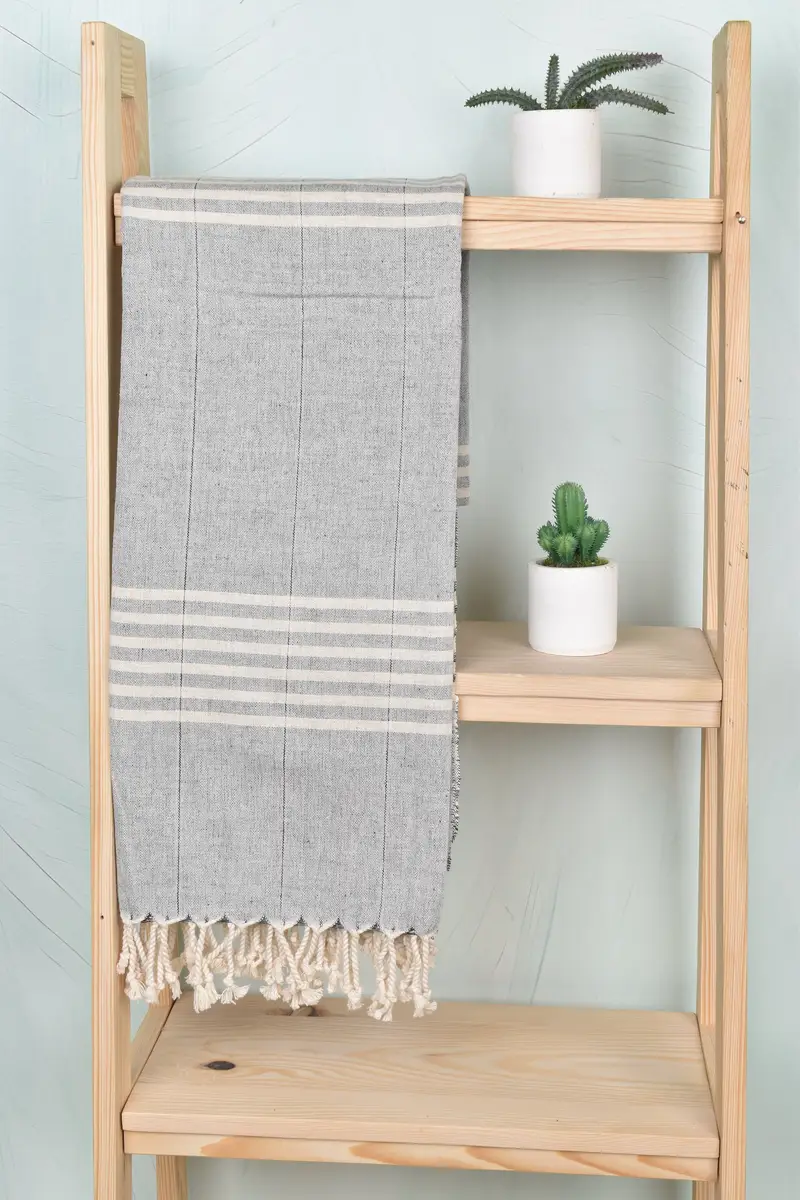 Gym Towel, 70x40 Linen Striped Towel, Custom Wedding Gifts, Turkish Beach Towel Bulk, Spa Gift, Absorbent Turkish towel, Custom Wedding Gift - 8