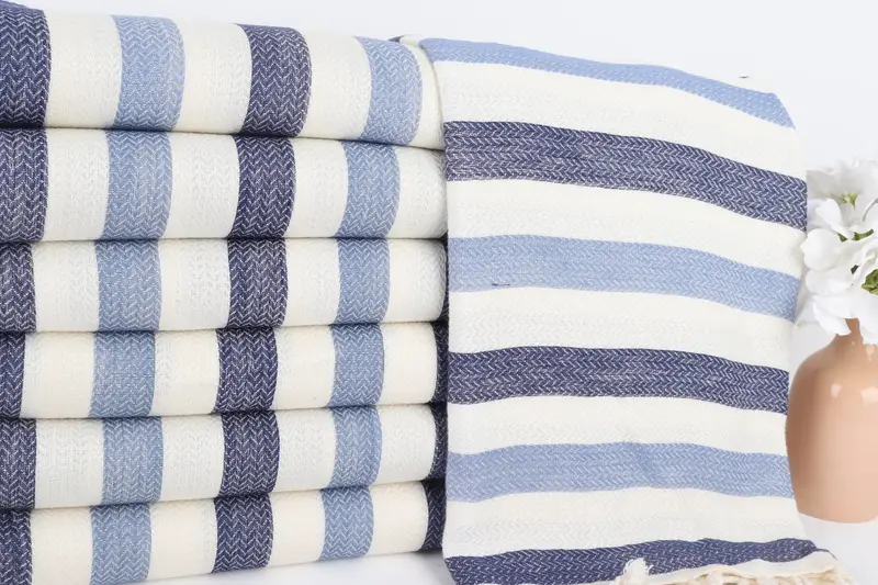 Bachelor Party Favors, Turkish towel, 68x40 Cotton Striped Towel, Summer Gift Ideas, Personalized Turkish Towel, Bridesmaid Gift, Decorative Towel - 2