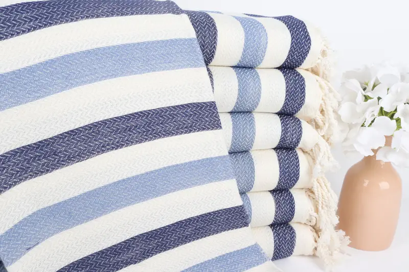 Bachelor Party Favors, Turkish towel, 68x40 Cotton Striped Towel, Summer Gift Ideas, Personalized Turkish Towel, Bridesmaid Gift, Decorative Towel - 1