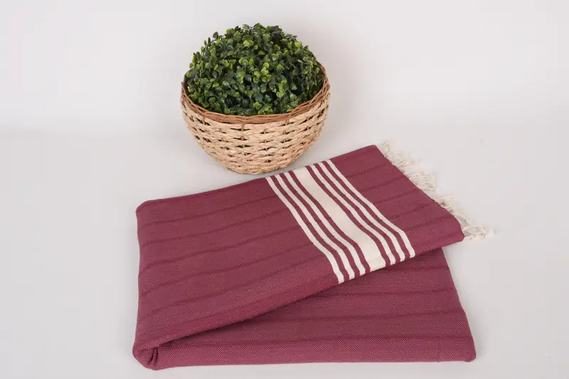 Wedding Favors, Travel towel, Valentines Day Gift Idea, Personalized Turkish Towel, 64x36 Cotton Striped Towel, Hammam Towel USA, Custom Bath Towel - 4