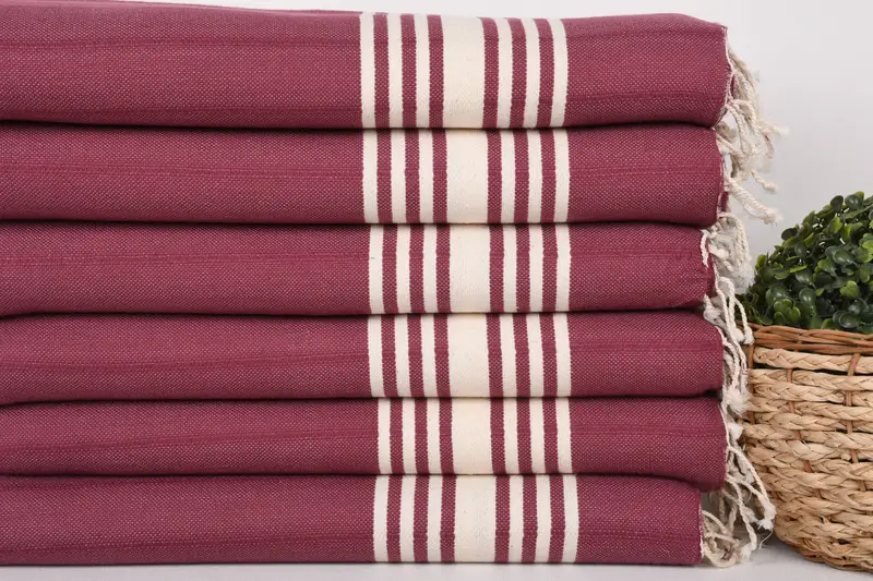 Wedding Favors, Travel towel, Valentines Day Gift Idea, Personalized Turkish Towel, 64x36 Cotton Striped Towel, Hammam Towel USA, Custom Bath Towel - 2