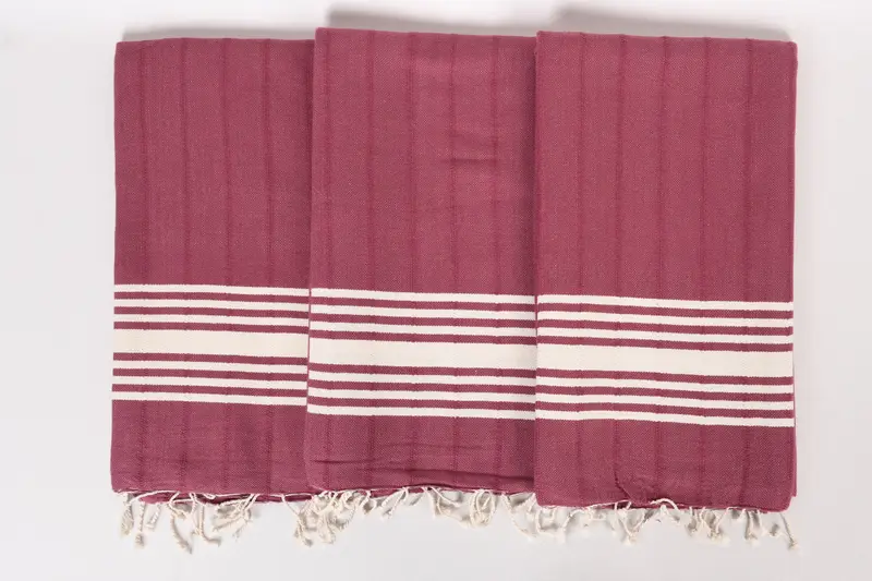 Wedding Favors, Travel towel, Valentines Day Gift Idea, Personalized Turkish Towel, 64x36 Cotton Striped Towel, Hammam Towel USA, Custom Bath Towel - 7