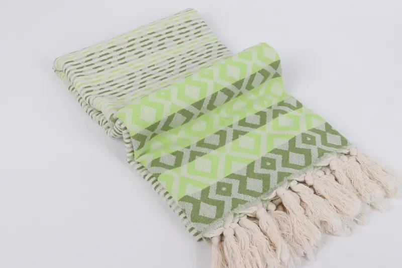 Lightweight Turkish towel, Gift For Mom, Beach Wedding Favor, Housewarming Gift, Absorbent towel, 70x40 Cotton Diamond Towel, Monogram Turkish Towel - 6