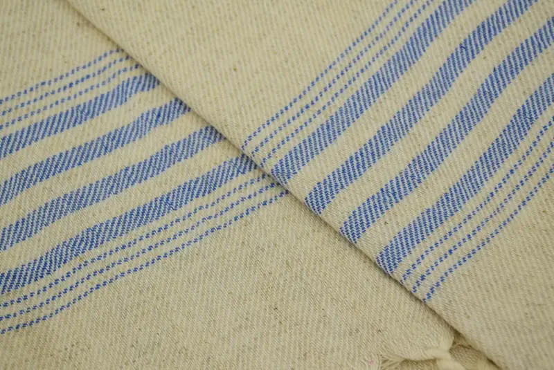 Yaz havlu, gelin duş iyiliği, kişiselleştirilmiş bulaşık havlu, 36x18 keten çizgili havlu, sevgililer günü hediyesi, monogram mutfak havlu, düğün iyilikleri - 4