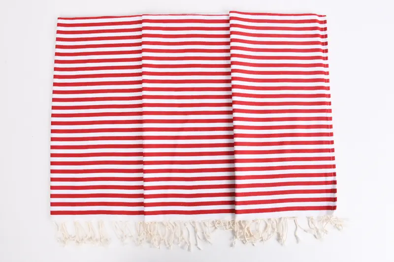 Personalized Hand Towel, 40x18 Cotton Striped Towel, Wedding Favors, Monogrammed Hand Towel, Travel Towel, Bridal Shower Favor, Gift For Her - 7