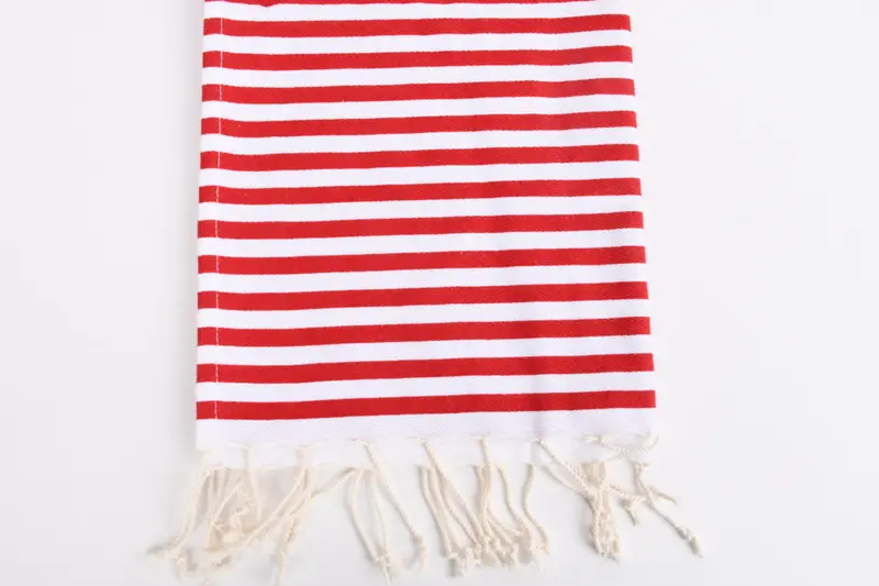 Personalized Hand Towel, 40x18 Cotton Striped Towel, Wedding Favors, Monogrammed Hand Towel, Travel Towel, Bridal Shower Favor, Gift For Her - 3