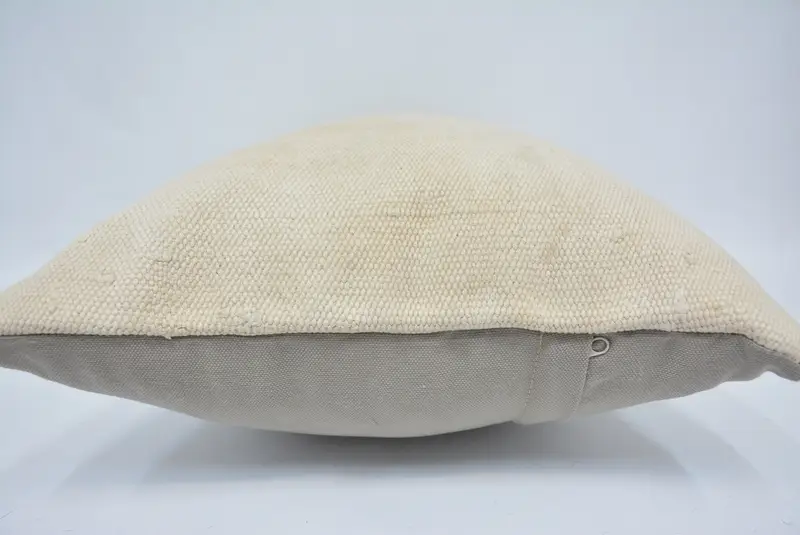 Pillow Sham, Tribal Cushion Case, Ethnic Pillow, Vintage Kilim Pillow, 16x24 White Pillow Sham, Pillow for Sofa, Throw Kilim Pillow - 5