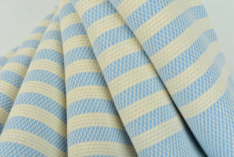 Large Turkish Towel, 68x40 Cotton Striped Towel, Bridesmaid Gift, Sand-Resistant Peshtemal, Absorbent Turkish towel, Pool Towels, Bridesmaid Favors - 5