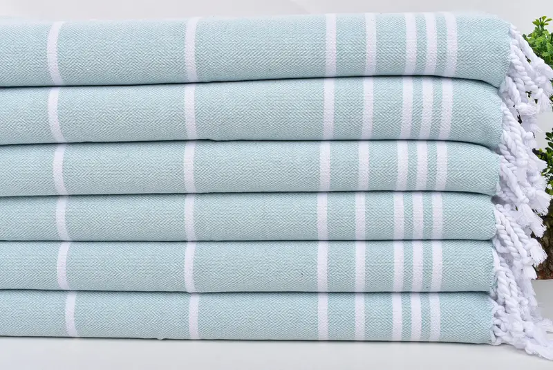 Turkish Towel Hand Towel, 38x18 Cotton Striped Towel, Monogram Kitchen Towel, Bachelor Party Favors, Bathroom Towels, Gift For Him, Decorative Towel - 3