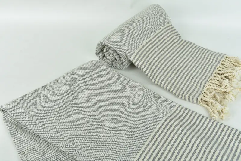 Bio -Handtuch, individuelles Hochzeitsgeschenk, 70x36 Baumwollstreifenhandtuch, Schalhandtuch, Freundes Weihnachtsgeschenk, personalisiertes türkisches Handtuch, Handtuch mit Namen - 7
