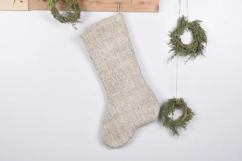 Noel Süsleri Deseni, 19 İnç Şenlikli Noel Çorabı