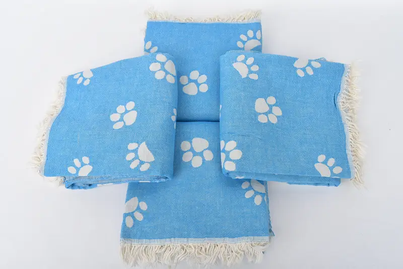 70x36 Cotton Paw Design Towel, Mother Of The Groom Gift, Bachelorette Beach Towel, Bridesmaid Gifts, Bridal Shower Favors, Sand-resistant towel - 7