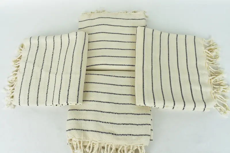 68x36 Cotton Striped Towel, Bridesmaid Gift, Organic Turkish towel, Personalised Gift, Yoga Towel, Turkish Towel Set, Cotton towel, Bridesmaid Towel - 6