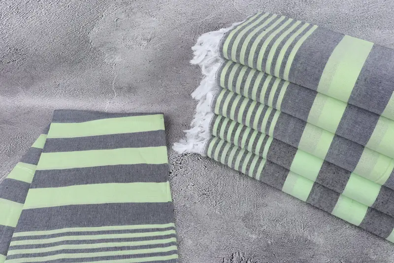 68x36 Cotton Striped Towel, Bridal Shower Gifts, Bachelorette Party Decorations, Personalized Wedding Gift, Kids Beach Towel, Lightweight towel - 2