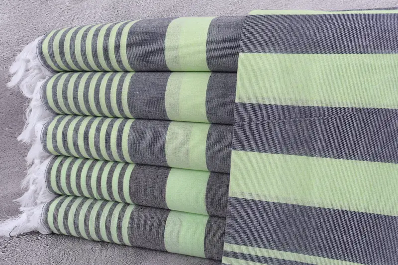 68x36 Cotton Striped Towel, Bridal Shower Gifts, Bachelorette Party Decorations, Personalized Wedding Gift, Kids Beach Towel, Lightweight towel - 1