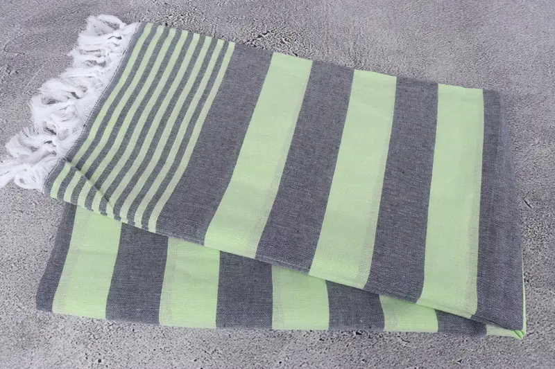 68x36 Cotton Striped Towel, Bridal Shower Gifts, Bachelorette Party Decorations, Personalized Wedding Gift, Kids Beach Towel, Lightweight towel - 6