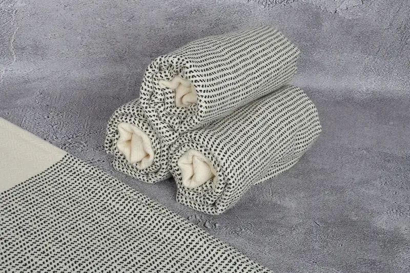 Beach towel, 70x40 Cotton Diamond Towel, Wedding Gift, Fringed Turkish peshtemal beach towel USA, Yoga Towel, Thin towel, Christmas Favors - 8