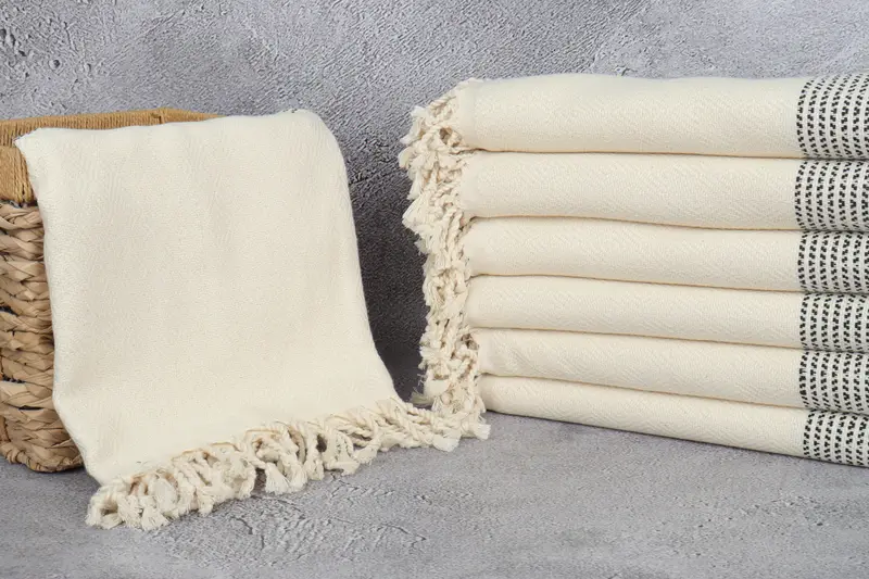 Beach towel, 70x40 Cotton Diamond Towel, Wedding Gift, Fringed Turkish peshtemal beach towel USA, Yoga Towel, Thin towel, Christmas Favors - 3