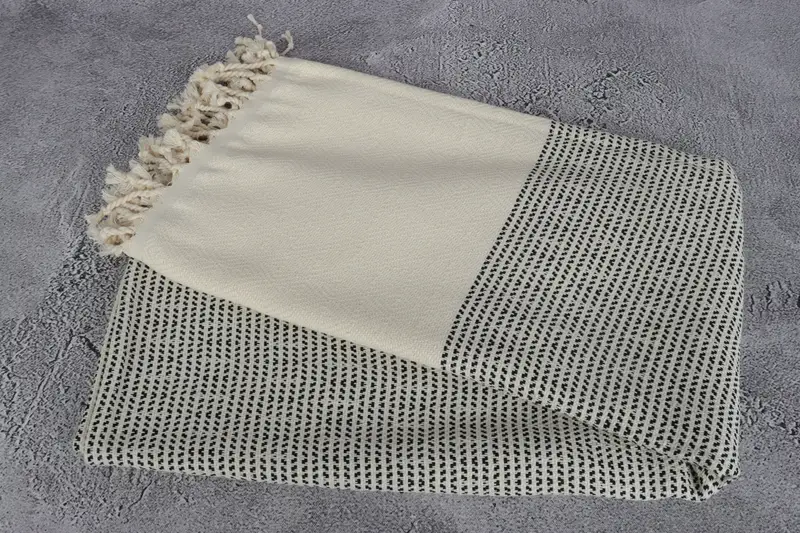 Beach towel, 70x40 Cotton Diamond Towel, Wedding Gift, Fringed Turkish peshtemal beach towel USA, Yoga Towel, Thin towel, Christmas Favors - 6