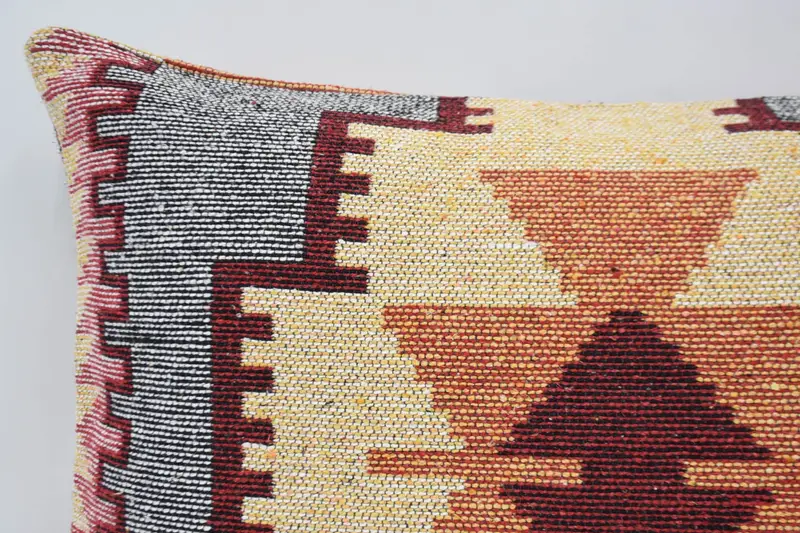 Pillow for Couch, Gift Pillow, 20x28 Orange Cushion Cover, Cushion, Ethnical Kilim Rug Pillow, Christmas Cushion, Neutral Cushion Cover - 2