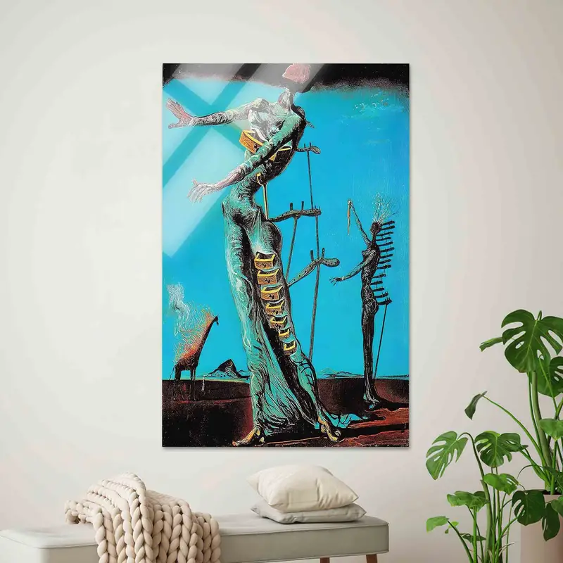 ダリ キリン キャンバス: 超現実的なアート、エレガントな装飾、ユニークなスタイル