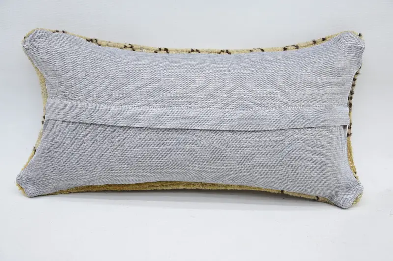 Throw Kilim Pillow, Interior Designer Pillow, Pillow Cover, Retro Pillow Case, Boho Pillow Sham Cover, Ethnic Throw Cushion Case, 8x16 Beige Cushion - 6