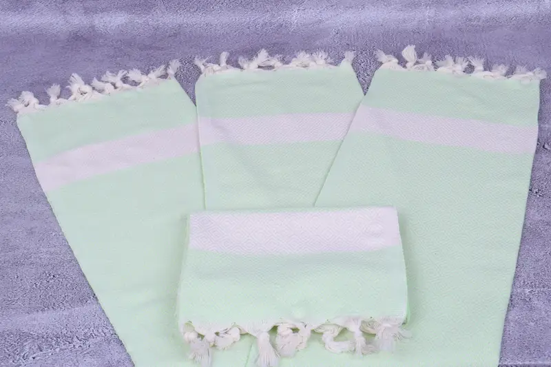 Monogrammed Hand Towel, Monogram Tea Towel, Beach Theme Wedding Gift, Monogram Kitchen Towel, 36x20 Cotton Diamond Towel, Personalized Kitchen Towel - 4