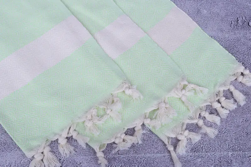 Monogrammed Hand Towel, Monogram Tea Towel, Beach Theme Wedding Gift, Monogram Kitchen Towel, 36x20 Cotton Diamond Towel, Personalized Kitchen Towel - 5