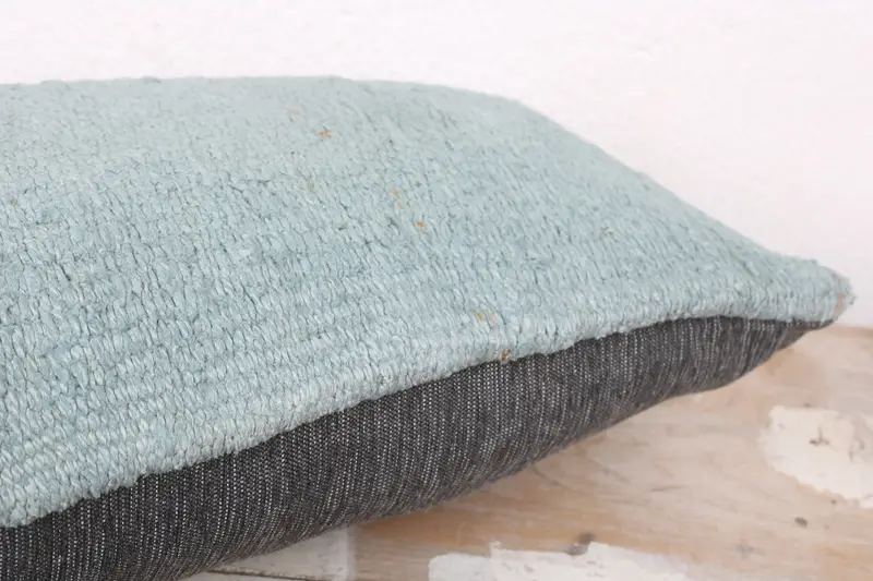 Vintage Pillow, Pillow Sham, Customized Cushion, 8x16 Gray Cushion Cover, Interior Designer Pillow, Pillow for Sofa, Kilim Rug Pillow Case - 6