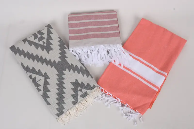 Oversized lightweight Turkish bath towel USA, Monogram Beach Towel, Welcome Wedding Gift, Turkish towel, 70x40 Cotton Set of 8 Towel, Soft towel - 5