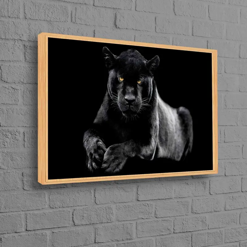 モダンなブラックパンサー キャンバス プリント - ロフト装飾アート