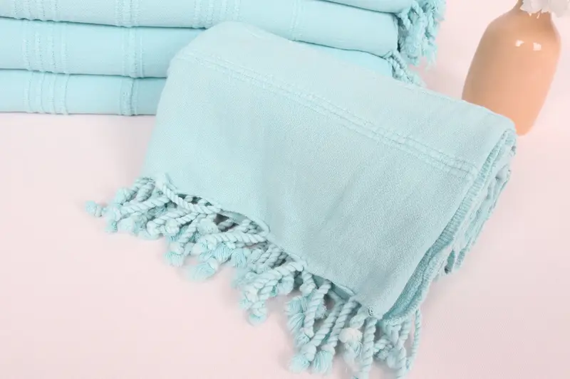 Bachelorette Party Decorations, Travel Towel, Bridesmaid Gift Towel, Lightweight towel, Custom Gifts, 68x36 Cotton Striped Stonewashed Towel - 4