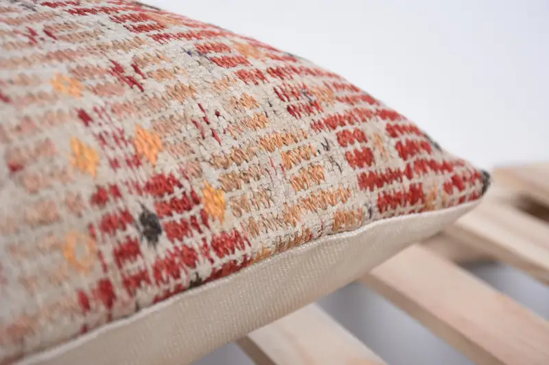 16x16 Red Cushion Cover, Boho Pillow Sham Cover, Pillow Sham, Turkish Kilim Pillow, Luxury Pillow Cover, Chair Cushion Cover, Home Decor Pillow - 7