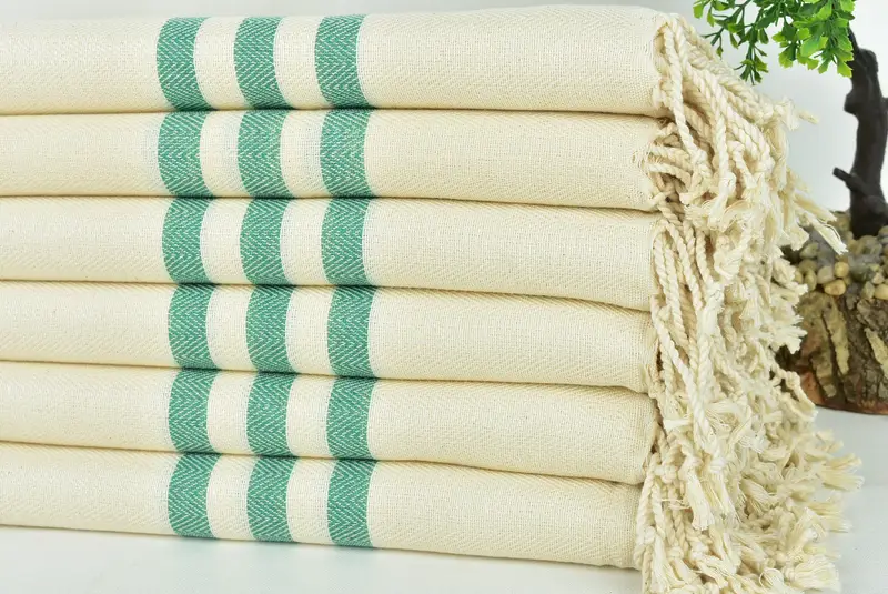 70x40 Cotton Striped Towel, Personalized Turkish Towel, Bachelorette Party Favors Beach, Bridal Shower Gift, Bachelor Bachelorette Party Favors - 3
