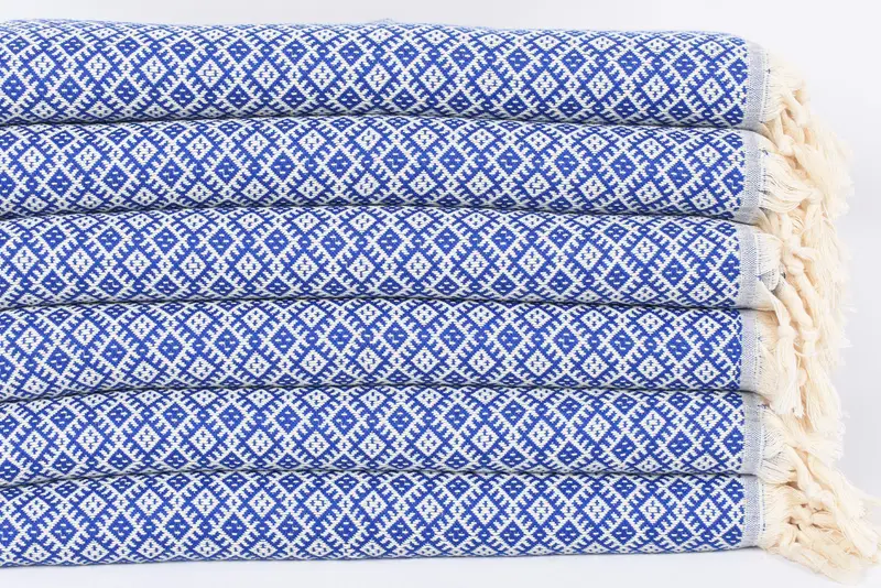 Monogram Kitchen Towel, Bridesmaid Gifts, 38x20 Cotton Diamond Towel, Personalized Gift For Him, Xmas Gifts, Turkish Hand Towel, Summer Towel - 3
