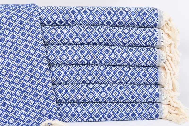 Monogram Kitchen Towel, Bridesmaid Gifts, 38x20 Cotton Diamond Towel, Personalized Gift For Him, Xmas Gifts, Turkish Hand Towel, Summer Towel - 1