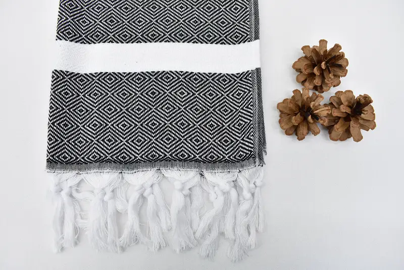 Holiday Towel, Boyfriend Gift, Turkish Towel Hand Towel, Kitchen Towel, 40x18 Cotton Diamond Towel, Small Bath Towels, Gift For The Home, Spa Gift - 8