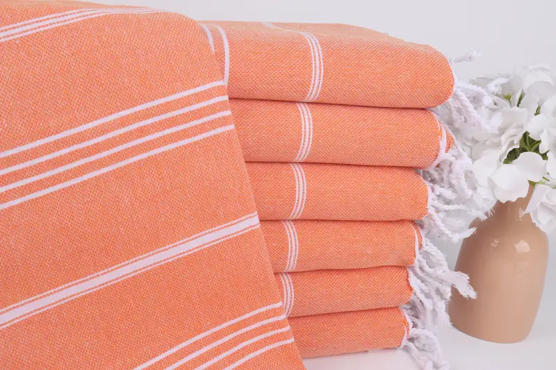 Bachelorette Party Favor, Monogram Turkish Towel, Sand-free towel, Beach Towel Gift, Organic Towel, 70x40 Cotton Striped Towel, Turkish Towel Bulk - 1
