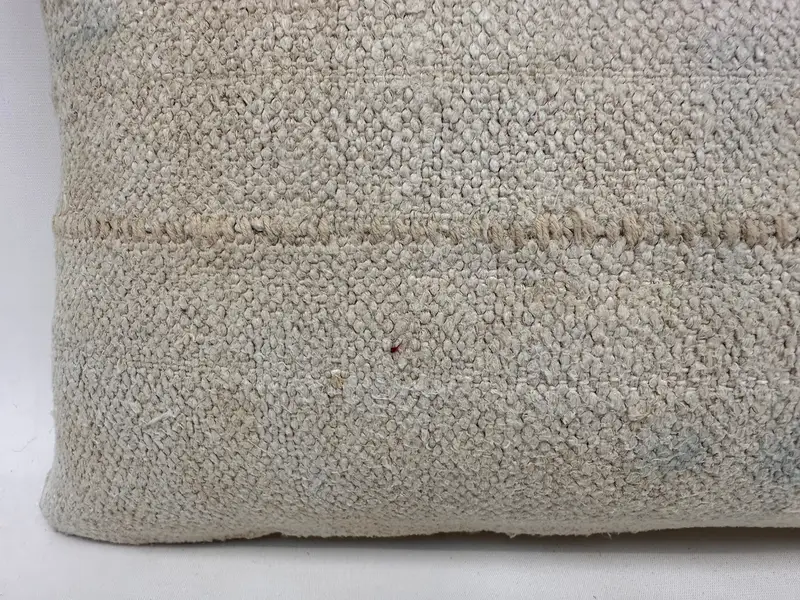 Kilim Pillow, Boho Pillow, Pillow Cover, Outdoor Bolster Cushion, 12x20 White Cushion, Tapestry Pillow Sham, Antique Pillows - 2