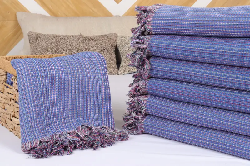 Custom Wedding Gifts, Custom Shower Curtain, Bridesmaid Gifts, Tablecloth, Turkish Tablecloth, 92x88 Cotton Geometric Towel, House Warming Gift - 4