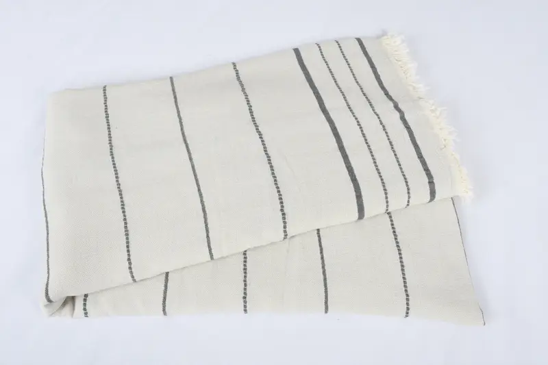100x80 Cotton Striped Towel, Organic Throw, Bachelorette Party Favors, Monogram Beach Blanket, Personalised Gift, Boho Throw Blankets, Throw Blanket - 5