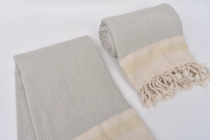 Turkish bath towel, Fouta towel, Fringed Turkish towel for poolside, Beach Towel Gift, Gift Towel, 68x40 Cotton Striped Towel, Custom Bath Towel - 7