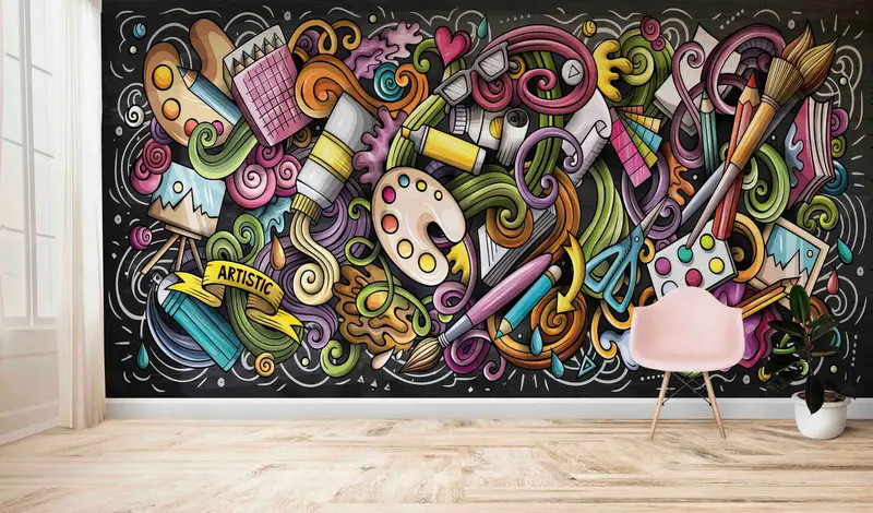 Papel pintado artístico impreso: transforma tu espacio con el toque de un pintor