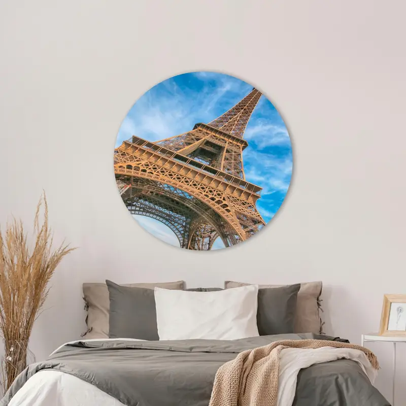 Elegantes Eiffelturm-Paris-Glas – bedrucktes Design, moderne Eleganz