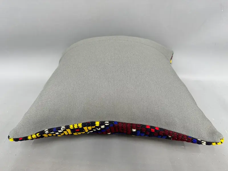 18x18 Yellow Cushion Case, Antique Pillows, Gift Pillow, Pillow Cover, Boho Pillow Sham Cover, Luxury Cushion Case, Ottoman Pillow Sham - 7