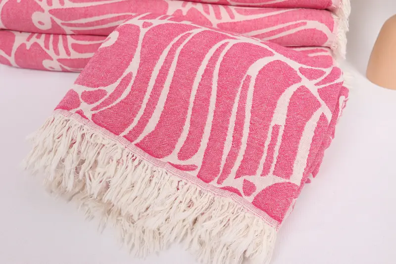 Bachelorette Party Items, Beach Wedding Favor, Turkish Blanket, Unique Gift, Throw Blanket, 70x60 Cotton Fish Design Towel, Custom Wedding Gifts - 4