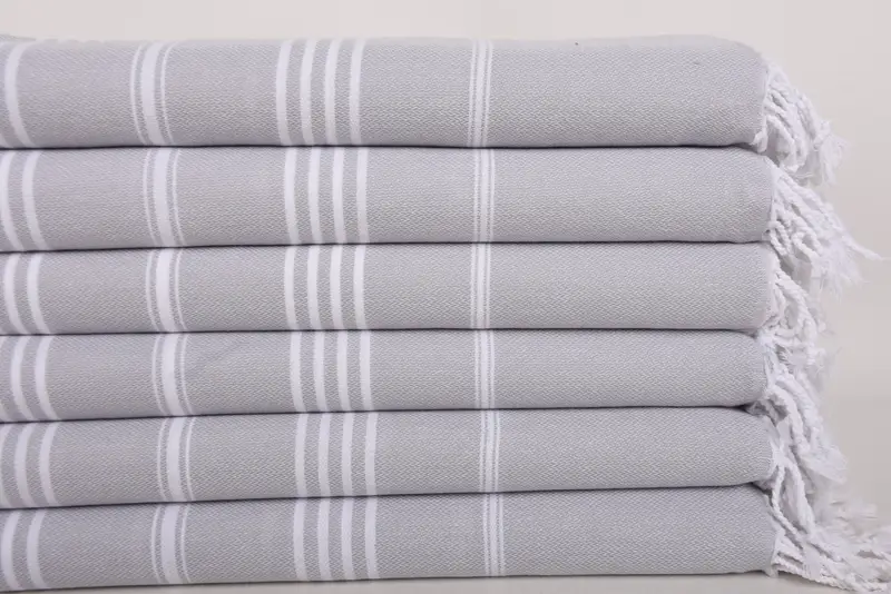 Decorative Towel, Friends Beach Towel, 70x40 Cotton Striped Towel, Travel towel, Personalized Wedding Gift For Couple, Bachelor Gifts, Gift For Him - 3