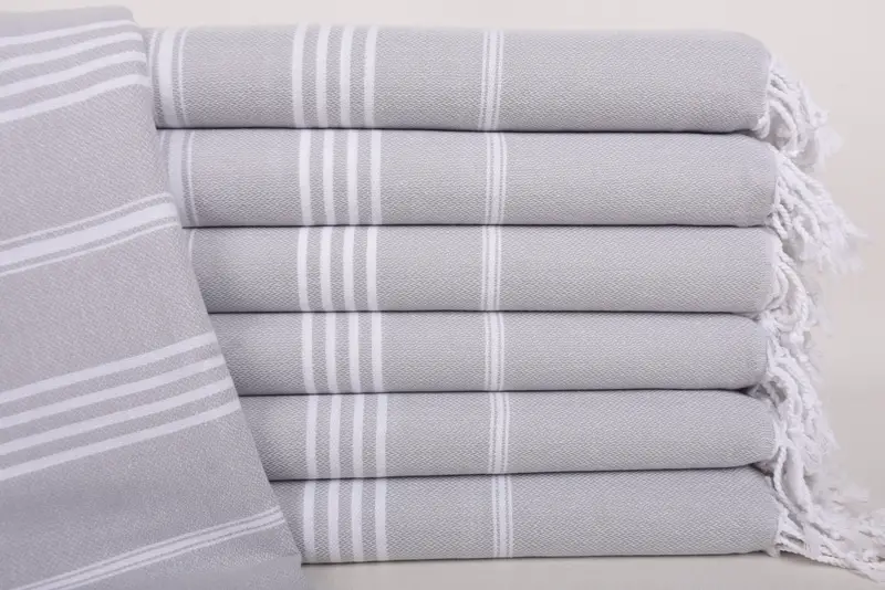 Decorative Towel, Friends Beach Towel, 70x40 Cotton Striped Towel, Travel towel, Personalized Wedding Gift For Couple, Bachelor Gifts, Gift For Him - 1
